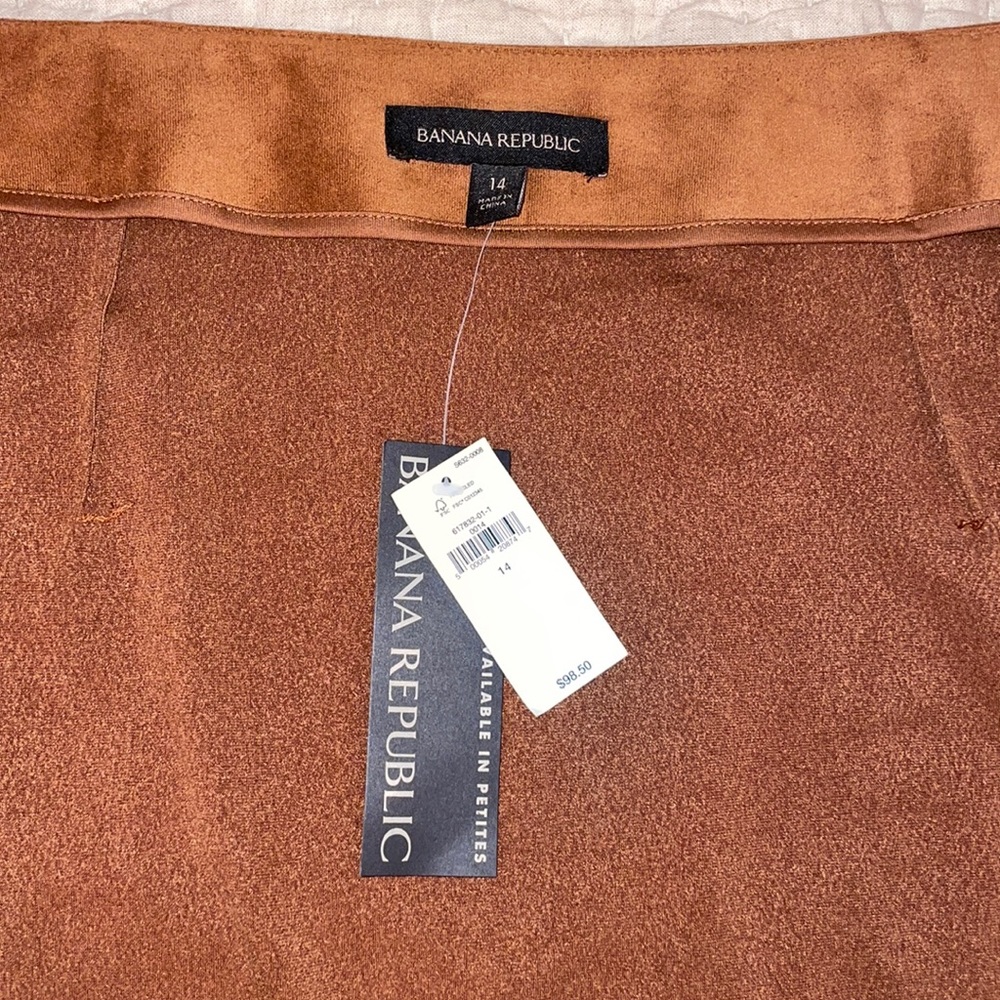 Banana republic suede skirt